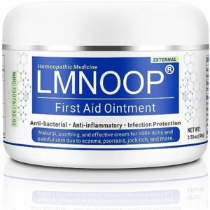 LMNOOP Eczema Product for Dry, Itchy, Irritated, and Eczema Prone Pores and skin, Greatest Power Therapy Ointment for Rash, Psoriasis, Dermatitis, 3.53oz