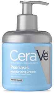 CeraVe Moisturizing Product for Psoriasis Treatment method | With Salicylic Acid for Dry Pores and skin Itch Reduction & Urea for Moisturizing | Fragrance Free & Allergy Analyzed | 8 Oz