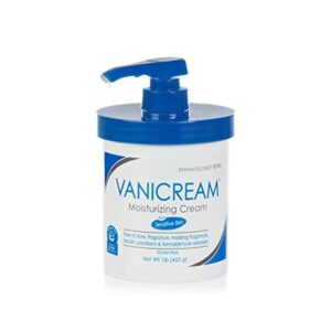 Vanicream Moisturizing Skin Product with Pump Dispenser – 16 fl oz (1 lb) – Moisturizer Formulated Without the need of Widespread Irritants for Those with Sensitive Pores and skin